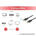 Equip Kábel - 119251 (DisplayPort1.4 kábel, 8K/60Hz, apa/apa, fekete, 1m)