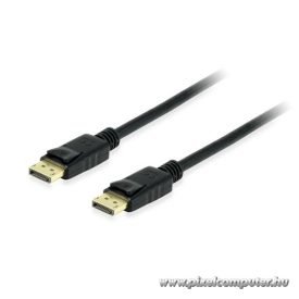   Equip Kábel - 119253 (DisplayPort1.4 kábel, 8K/60Hz, apa/apa, fekete, 3m)