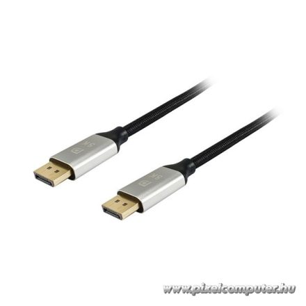 Equip Kábel - 119265 (Premium, DisplayPort1.4 kábel, 8K/60Hz, apa/apa, fekete, 5m)