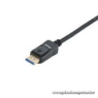 Equip Kábel - 119272 (DisplayPort2.1 kábel, 4K/144Hz, apa/apa, fekete, 2m)