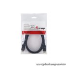 Equip Kábel - 119272 (DisplayPort2.1 kábel, 4K/144Hz, apa/apa, fekete, 2m)