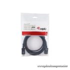 Equip Kábel - 119273 (DisplayPort2.1 kábel, 4K/144Hz, apa/apa, fekete, 3m)