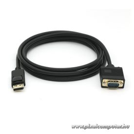 Equip Kábel - 119338 (DisplayPort to VGA, apa/apa, 2m)