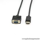 Equip Kábel - 119338 (DisplayPort to VGA, apa/apa, 2m)