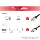 Equip Kábel - 119340 (HDMI2.0 kábel, apa/apa, 4K/60Hz, ARC, aranyozott, 5m)