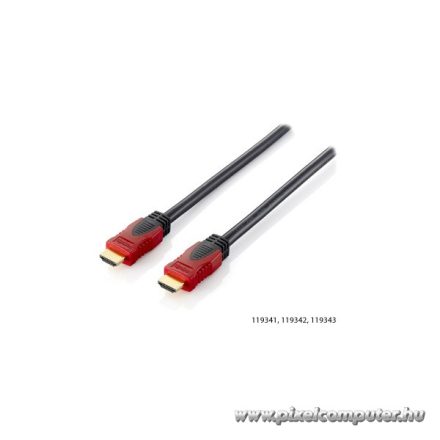 Equip Kábel - 119341 (HDMI2.0 kábel, 4K/60Hz, apa/apa, aranyozott, 1m)