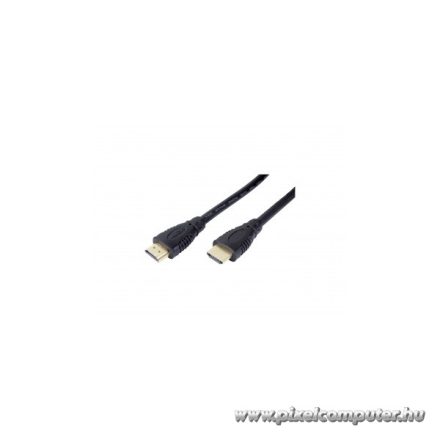 Equip Kábel - 119355 (HDMI1.4 kábel, 3D, 4K/30Hz, Dolby TrueHD, DTS-HD, apa/apa, 5m)