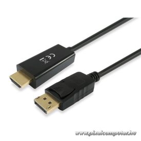   Equip Átalakító Kábel - 119392 (DisplayPort - HDMI kábel, apa/apa, 5m)