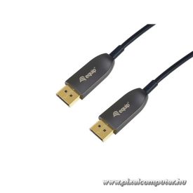   Equip Kábel - 119441 (Aktív, DisplayPort 1.4, apa/apa, 8K/60Hz, HDCP/HDR/DSC/MST, aranyozott, 15m)