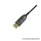 Equip Kábel - 119441 (Aktív, DisplayPort 1.4, apa/apa, 8K/60Hz, HDCP/HDR/DSC/MST, aranyozott, 15m)