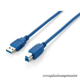   Equip Kábel - 128292 (USB3.0, A-B kábel, apa/apa, duplán árnyékolt, 1,8m)