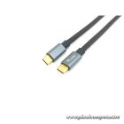 Equip Kábel - 128354 (USB-C 3.2 Gen2 to USB-C, apa/apa, PD:100W, fekete, 1m)