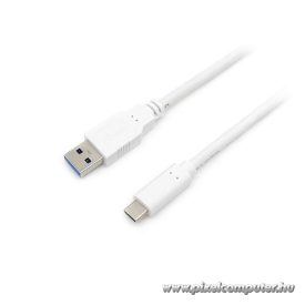   Equip Átalakító Kábel - 128364 (USB-C 3.2 Gen1 to USB-A, apa/apa, fehér, 2m)