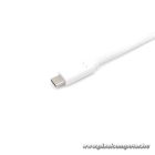 Equip Átalakító Kábel - 128364 (USB-C 3.2 Gen1 to USB-A, apa/apa, fehér, 2m)