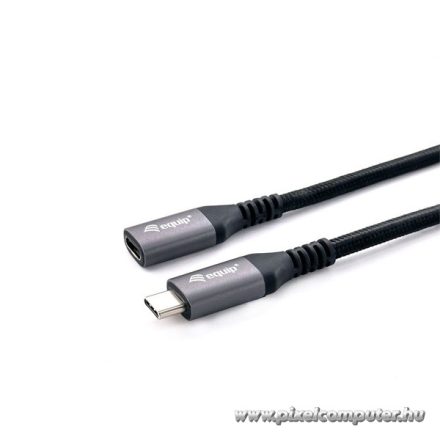 Equip Kábel - 128371 (USB-C 3.2 Gen2 hosszabbító kábel, apa/anya, 4K/60Hz, 10Gbps, 1m)