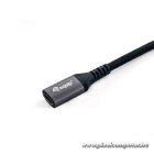 Equip Kábel - 128371 (USB-C 3.2 Gen2 hosszabbító kábel, apa/anya, 4K/60Hz, 10Gbps, 1m)