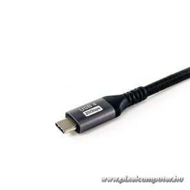   Equip Kábel - 128382 (USB4 Gen2x2, A-A kábel, apa/apa, 4K/60Hz, 20Gbps, PD 100W, 2m)