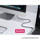 Equip Kábel - 128382 (USB4 Gen2x2, A-A kábel, apa/apa, 4K/60Hz, 20Gbps, PD 100W, 2m)