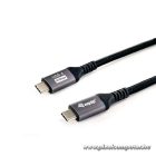 Equip Kábel - 128383 (USB-C 4 Gen1 to USB-C, apa/apa, fekete, 2m)