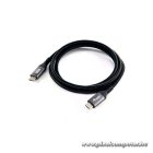 Equip Kábel - 128383 (USB-C 4 Gen1 to USB-C, apa/apa, fekete, 2m)
