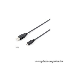   Equip Kábel - 128523 (USB2.0, A-microB kábel, apa/apa, 1,8m)
