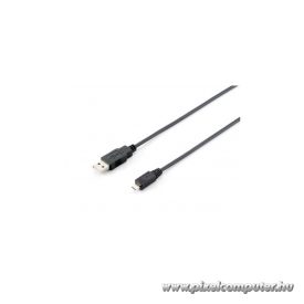 Equip Kábel - 128594 (USB2.0, A-microB kábel, apa/apa, 1m)
