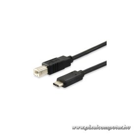   Equip Átalakító Kábel - 12888207 (USB-C -> USB-B 2.0 kábel, apa/apa, 1m)