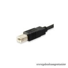 Equip Átalakító Kábel - 12888207 (USB-C -> USB-B 2.0 kábel, apa/apa, 1m)