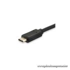 Equip Átalakító Kábel - 12888207 (USB-C -> USB-B 2.0 kábel, apa/apa, 1m)