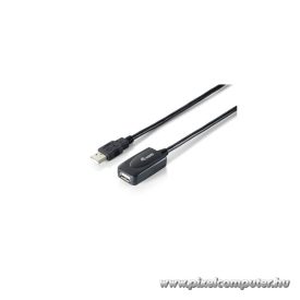   Equip Kábel - 133336 (Aktív, USB2.0, A-A hosszabbítókábel, apa/anya, duplán árnyékolt, 5m)