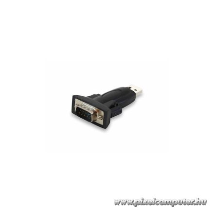 Equip átalakító - 133382 (USB2.0 - Soros (Serial), apa/apa, DB9)