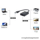 Equip Átalakító - 133385 (USB-A3.0 to HDMI, fekete)