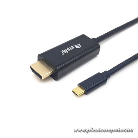 Equip Kábel - 133411 (USB-C to HDMI, apa/apa, 4K/30Hz, műanyag burkolat, 1m)