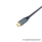 Equip Kábel - 133416 (USB-C to HDMI, apa/apa, 4K/60Hz, aluminium burkolat, 2m)