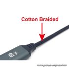 Equip Kábel - 133423 (USB-C to DisplayPort, apa/apa, 8K/60Hz, aluminium burkolat, 3m)