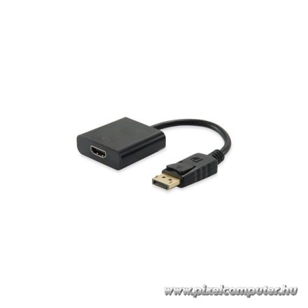 Equip Átalakító - 133438 (Displayport1.2 - HDMI1.4, apa/anya, fekete)