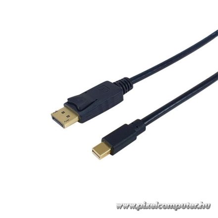 Equip Kábel - 133442 (MiniDisplayPort to DisplayPort, fekete, 2m)