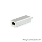 Equip Átalakító - 133454 (USB-C to RJ-45, Gigabit, ezüst)