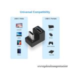 Equip Átalakító - 133476 (USB-C -> USB-C átalakító, apa/anya, fekete) 2db/csomag