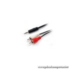 Equip Kábel - 14709207 (Audió kábel, 3,5 mm jack - 2xRCA, apa/apa, 2,5m)