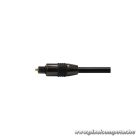 Equip kábel - 147922 (Toslink(optikai),  SPDIF, apa/apa, aranyozott csatlakozó, fekete, 3m)