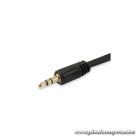 Equip kábel - 147941 (Audio elosztó, 3,5mm Jack, 2x bemenet, 1x kimenet, fekete, 13cm)