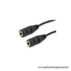 Equip kábel - 147941 (Audio elosztó, 3,5mm Jack, 2x bemenet, 1x kimenet, fekete, 13cm)