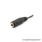 Equip kábel - 147942 (Audio elosztó, 3,5mm Jack, 1x anya/2x apa, fekete, 13cm)
