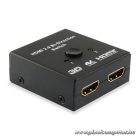 Equip HDMI Switch - 332723 (1x Bemenet, 2x Kimenet, két irányú jelátvitel, fekete)