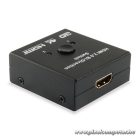 Equip HDMI Switch - 332723 (1x Bemenet, 2x Kimenet, két irányú jelátvitel, fekete)