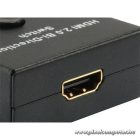 Equip HDMI Switch - 332723 (1x Bemenet, 2x Kimenet, két irányú jelátvitel, fekete)