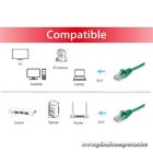 Equip Kábel - 625443 (UTP patch kábel, CAT6, zöld, 0,25m)