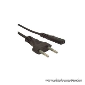   Gembird Kábel - PC-184-VDE (Notebook tápkábel, nem földelt, 1,8m)
