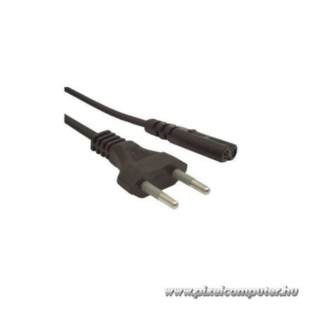 Gembird Kábel - PC-184-VDE (Notebook tápkábel, nem földelt, 1,8m)